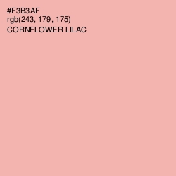 #F3B3AF - Cornflower Lilac Color Image